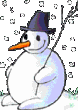 snowman gambar-animasi-gif